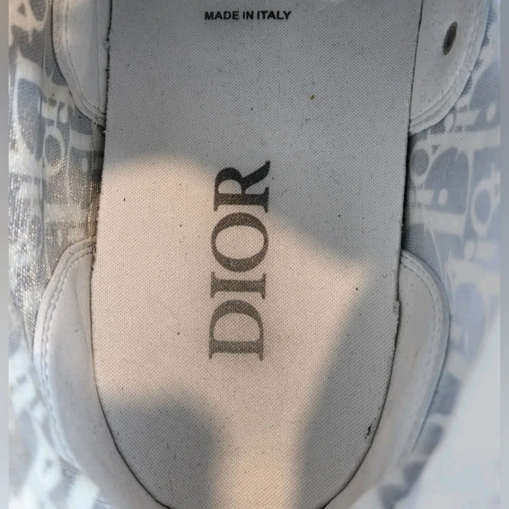 Dior B23 Daniel Arsham Oblique Light Blue Limited Edition HighTop Sneakers US 12 - Picture 13 of 16